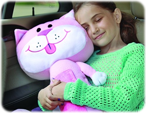 Seat belt cushion outlet for kids